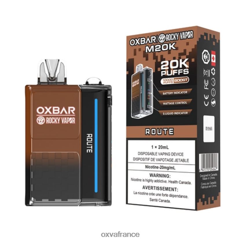 OXVA Online Store - 6HT0Z5 itinéraire OXVA OXBAR M20K