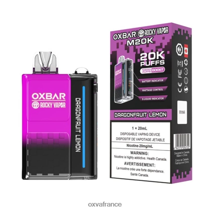 OXVA Vape Price - 6HT0Z4 citron fruit du dragon OXVA OXBAR M20K