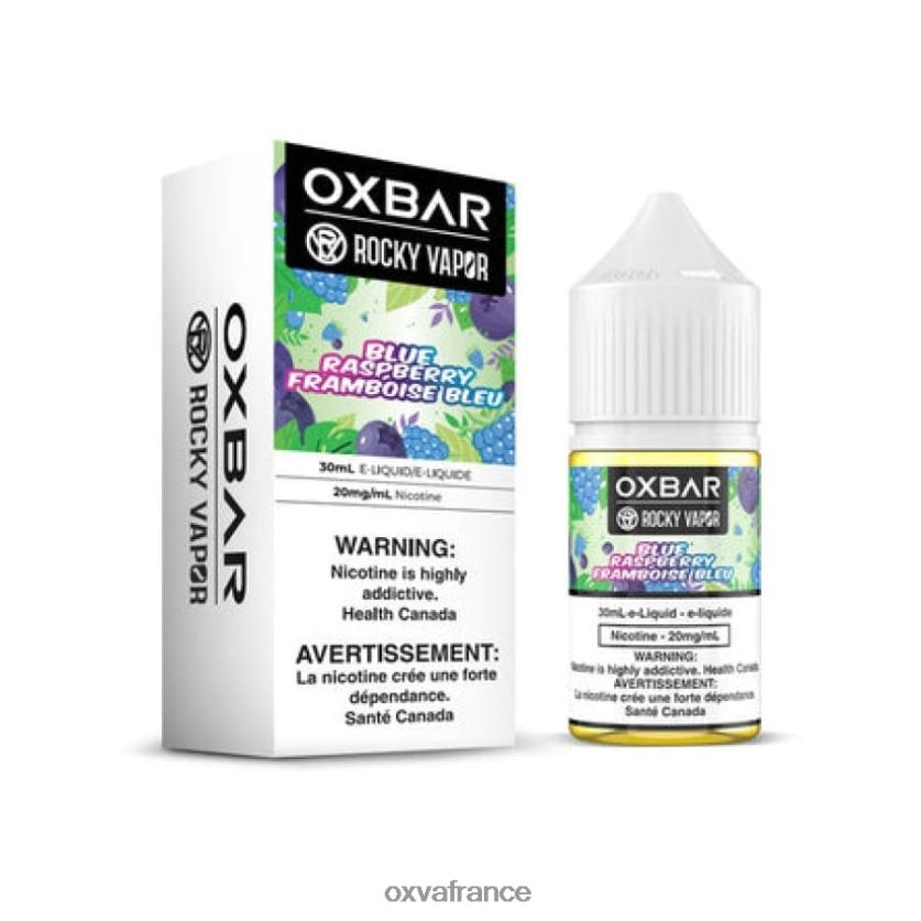 OXVA France - 6HT0Z61 framboise bleue OXVA OXBAR 30 ml de sel de table