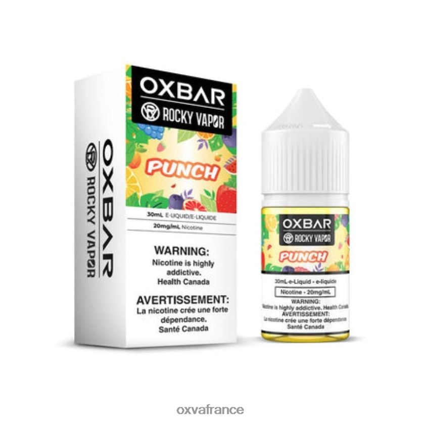 OXVA Paris - 6HT0Z53 coup de poing OXVA OXBAR 30 ml de sel de table