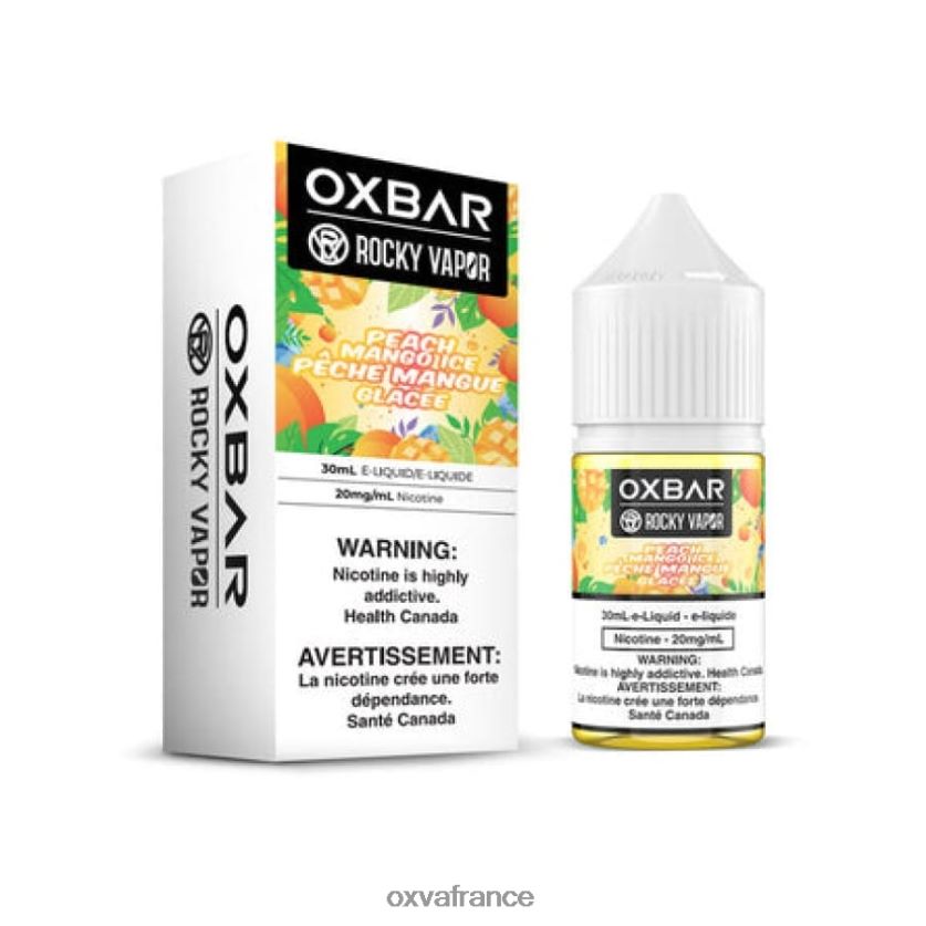 OXVA Vape Flavors - 6HT0Z58 glace à la pêche et à la mangue OXVA OXBAR 30 ml de sel de table