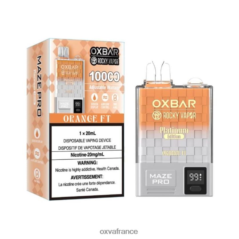 OXVA Online Store - 6HT0Z15 pied orange OXVA OXBAR MAZE PRO 10000