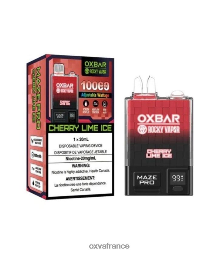 OXVA Vape Flavors - 6HT0Z28 glace cerise-lime OXVA OXBAR MAZE PRO 10000