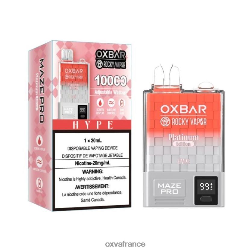 OXVA Vape Store - 6HT0Z17 battage OXVA OXBAR MAZE PRO 10000