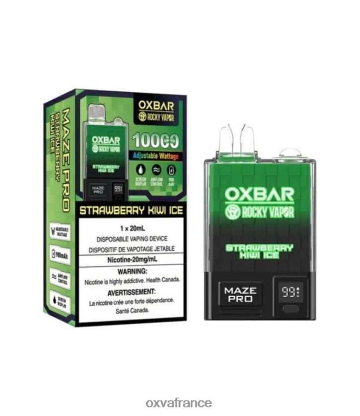 OXVA Vape Store - 6HT0Z27 glace fraise kiwi OXVA OXBAR MAZE PRO 10000