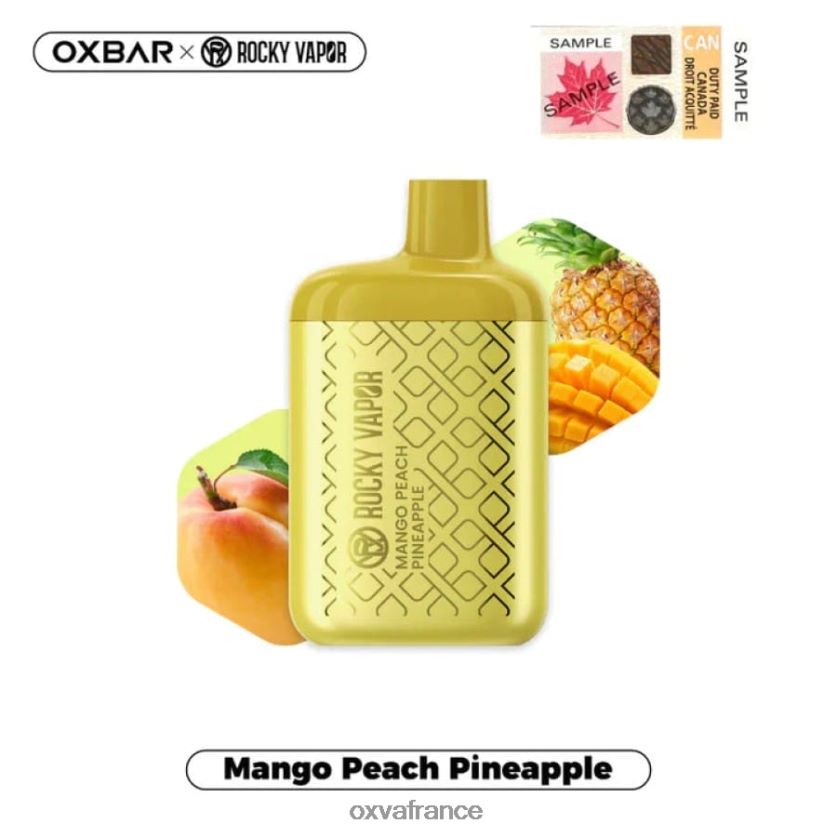 OXVA Vape Sale - 6HT0Z32 mangue pêche ananas OXVA OXBAR 4500