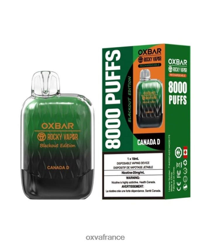 OXVA Online Store - 6HT0Z45 canada d OXVA OXBAR G8000