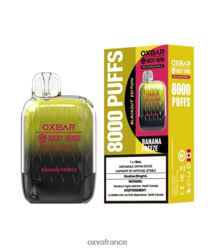 OXVA Shop - 6HT0Z46 gel de banane OXVA OXBAR G8000