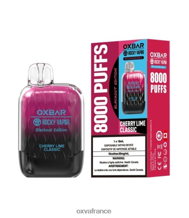 OXVA Vape Price - 6HT0Z44 classique cerise-lime OXVA OXBAR G8000