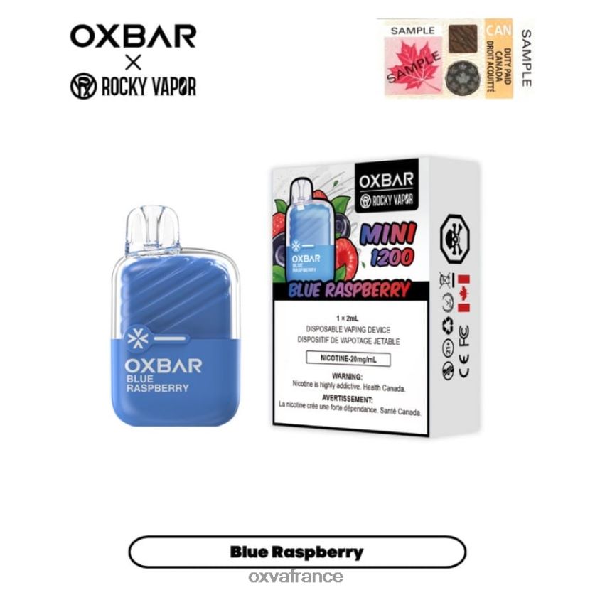 OXVA Vape Price - 6HT0Z24 framboise bleue OXVA OXBAR MINI 1200