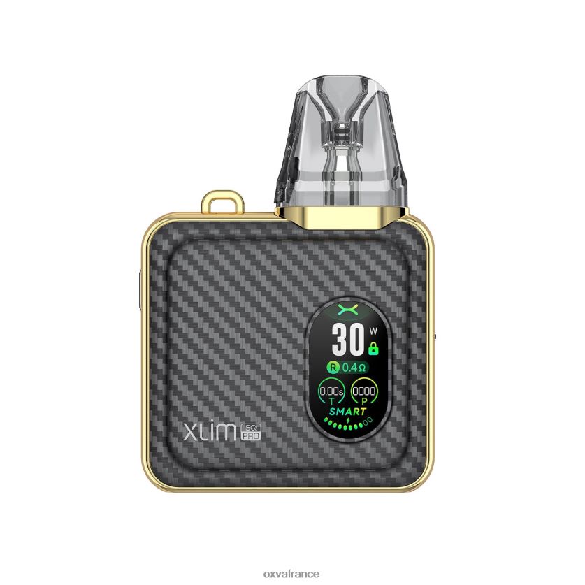 OXVA Cigarette Électronique - 6HT0Z89 or carbone OXVA XLIM SQ PRO trousse