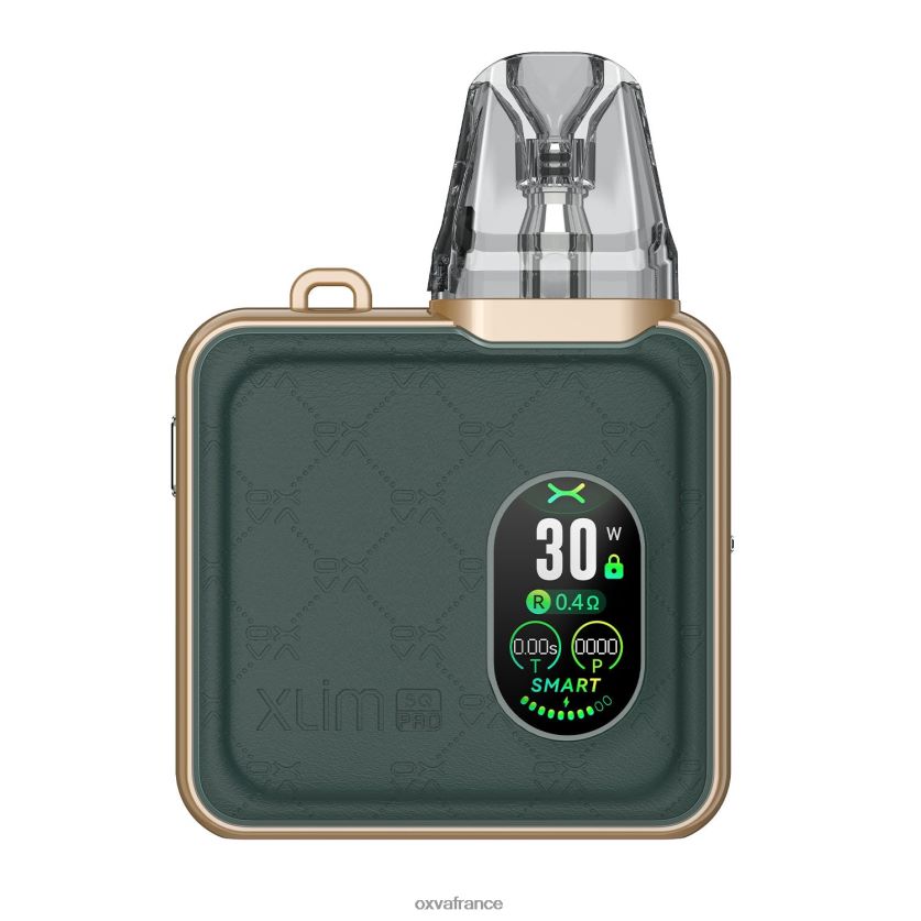 OXVA Online Store - 6HT0Z85 cuir vert OXVA XLIM SQ PRO trousse