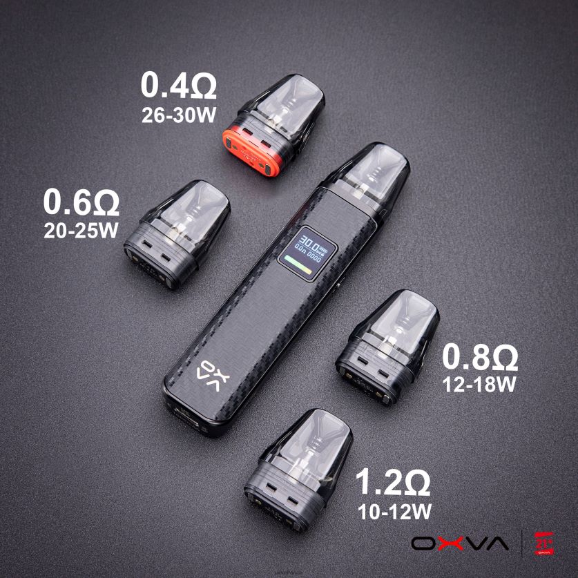 OXVA Paris - 6HT0Z83 gris OXVA XLIM V3 remplissage supérieur de la cartouche